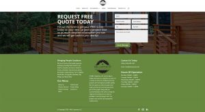 M&L Carpentry Homepage Example 4